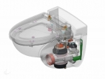 Vacuum Toilet With in Built Vacuum Kit