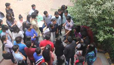 Students green building training program for Sushant School of Arts and Architecture, Ansal University, Gurgaon