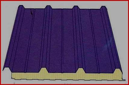 PUF / PIR panels for wall & roof