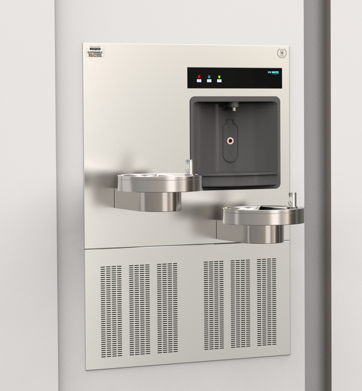WAE DWF NT 03: Wall recessed drinking water fountain