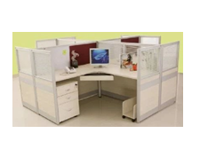 Curvilinear workstation cluster of four