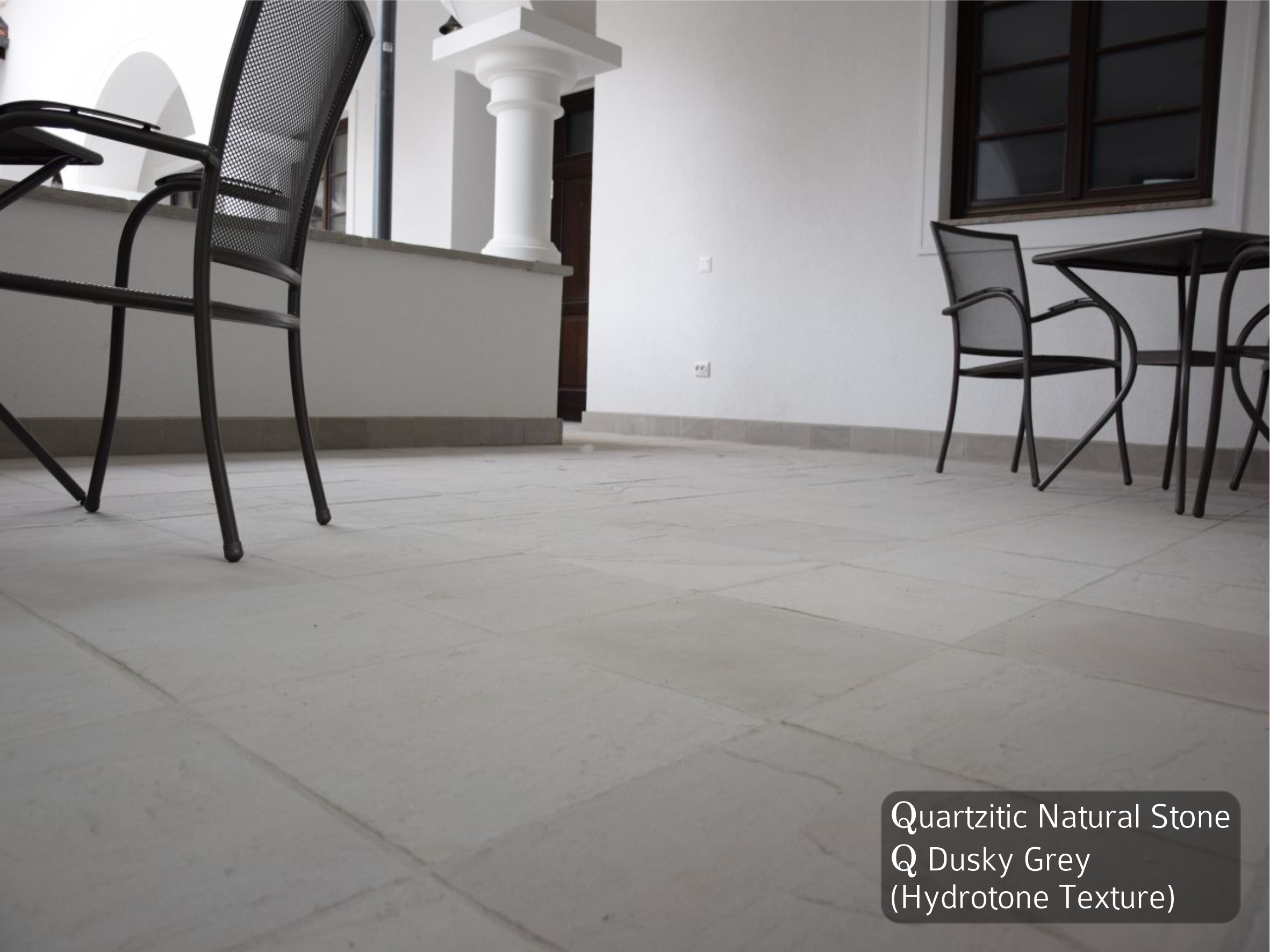 Quarzitic Natural Stone, Q Dusky Grey (Hydrotone Texture)