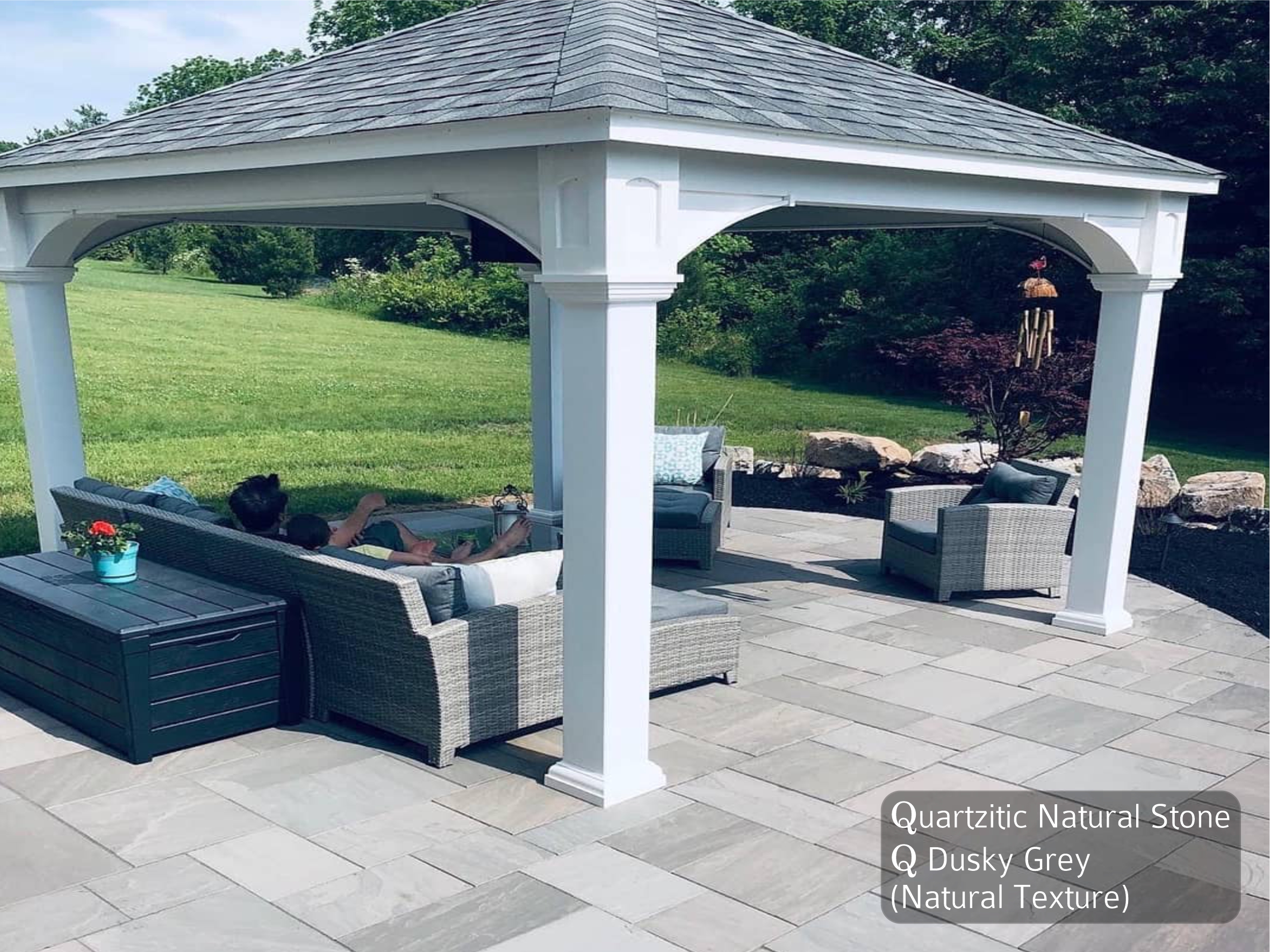 Quarzitic Natural Stone, Q Dusky Grey (Natural Texture)