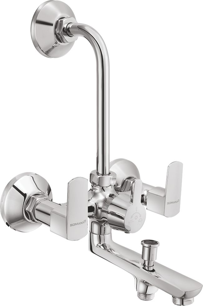 Lavatory Faucets: Optimus Wall Mixer 3 In 1 (272201450051GP)