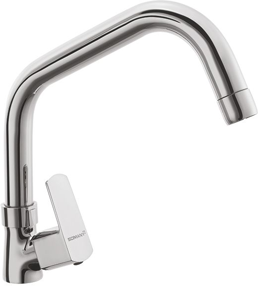 Lavatory Faucets: Optimus Swan Neck With Swinging Spout TM (272211450081GP)