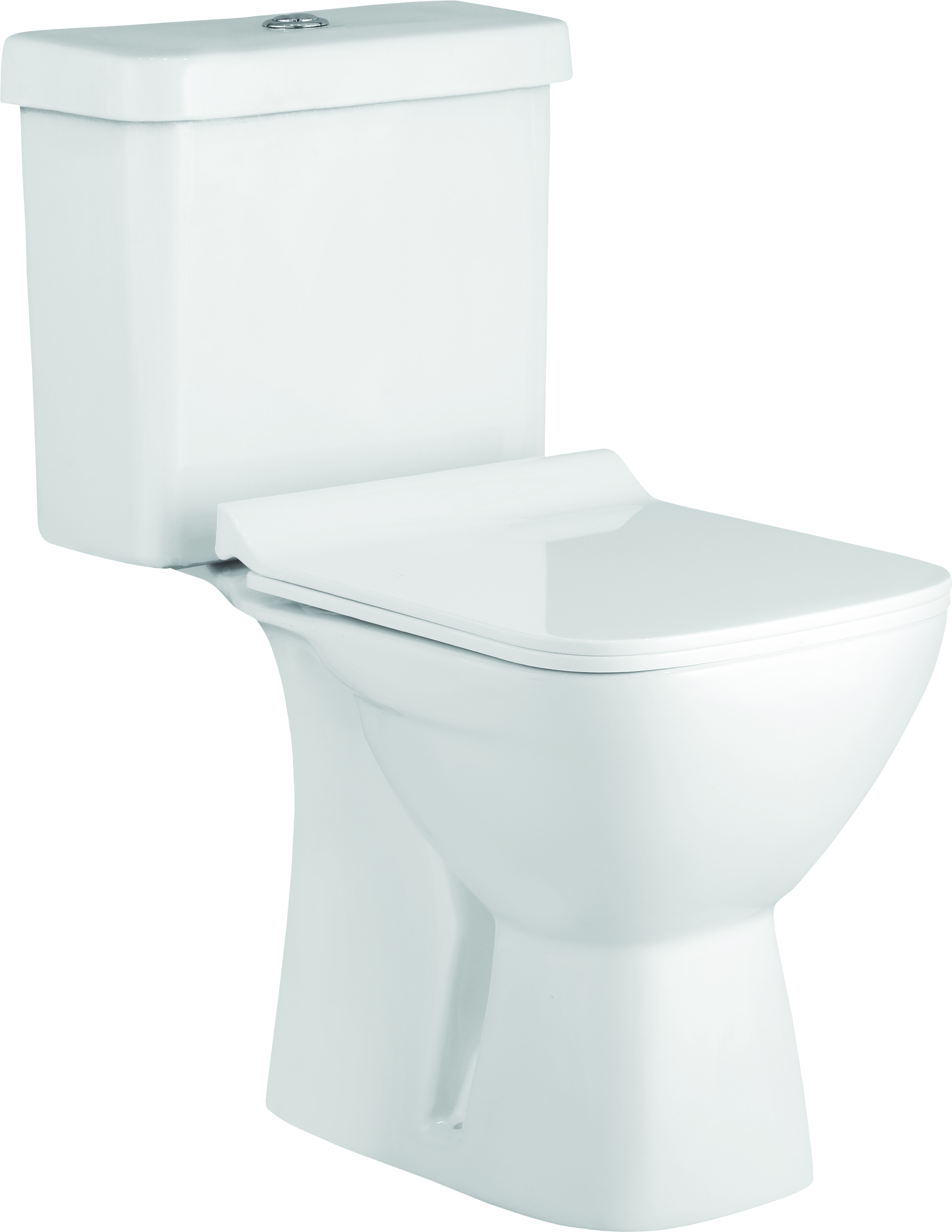 Christabel- Floor Mounted White Concealed Close Couple EWC S Trap (KO137)