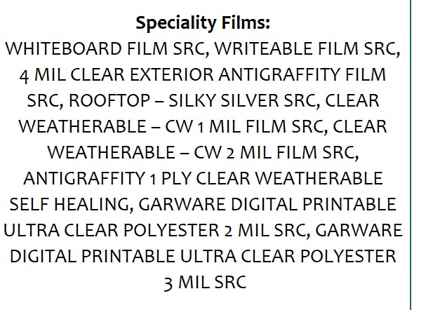 Speciality Films