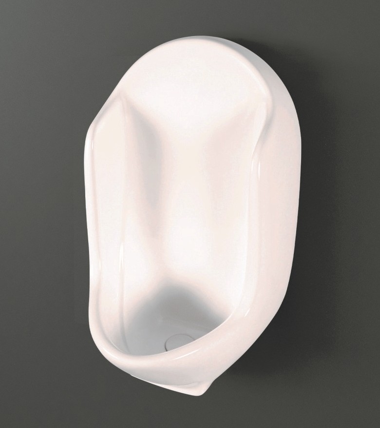 Urinal: Topaz half stall - P0519PW0703GB