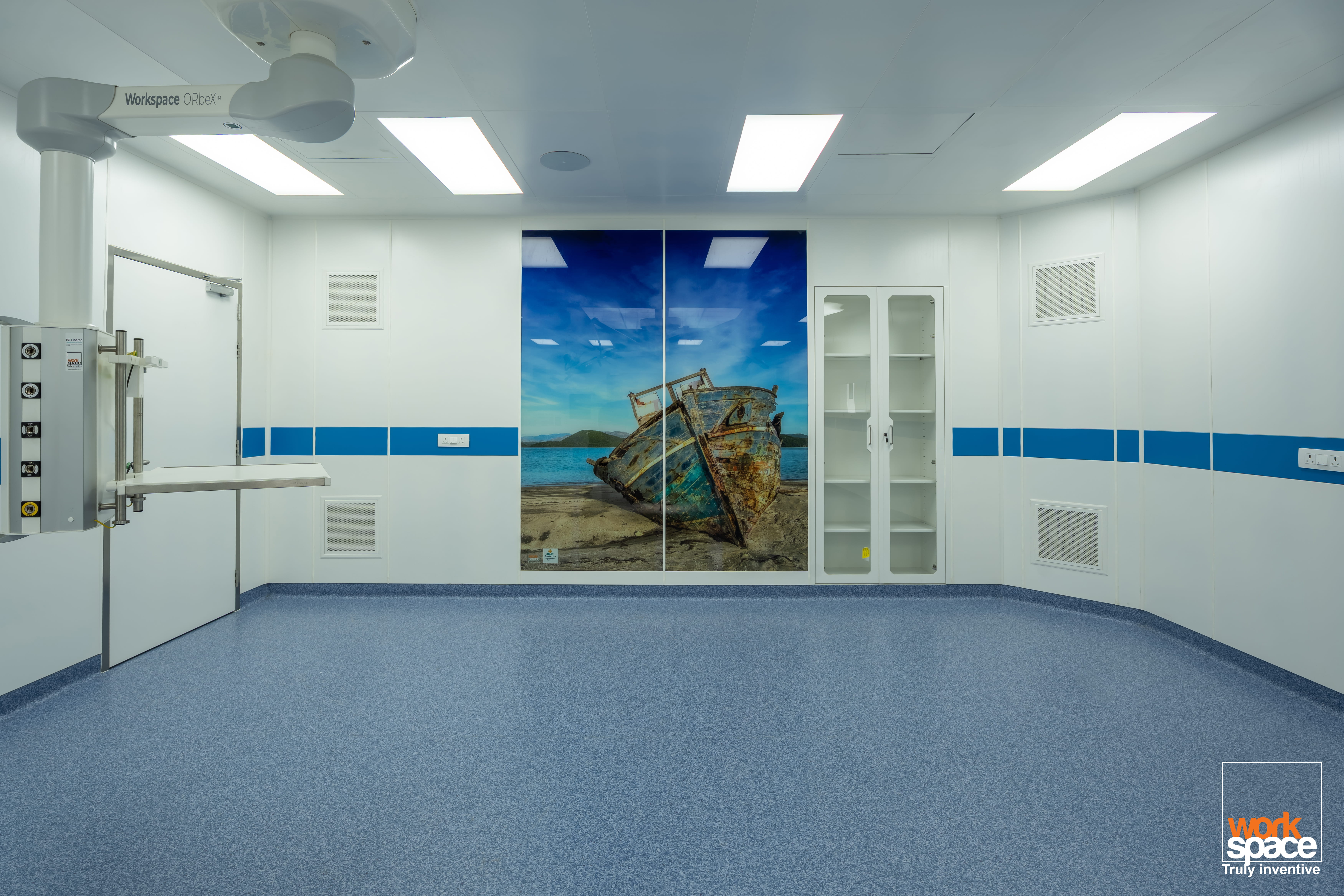 Glass backed steel panel (code: WMS/Panel/SWG)