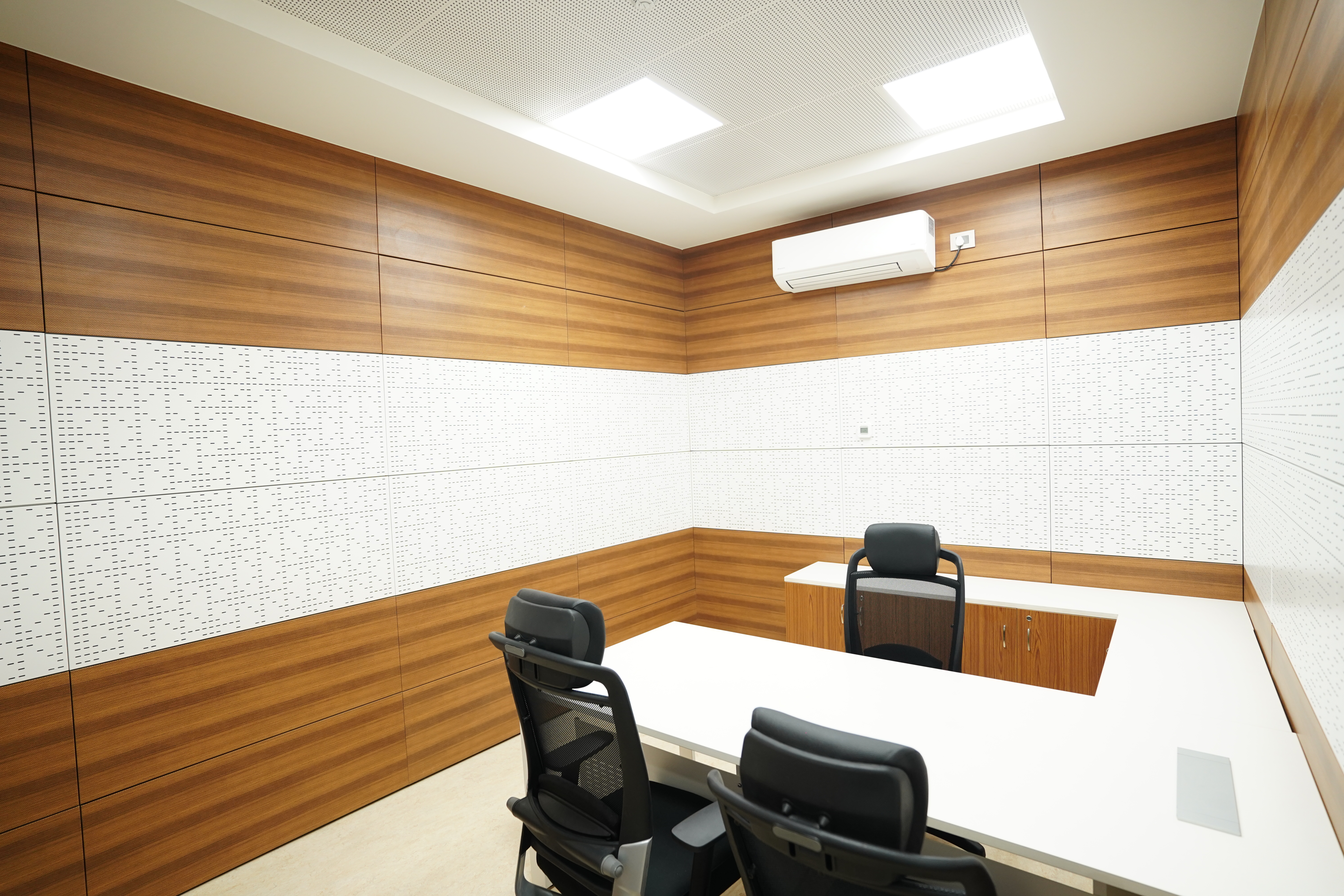 Perforated acoustic steel panel  (Code: WMS/Panel/SWA)