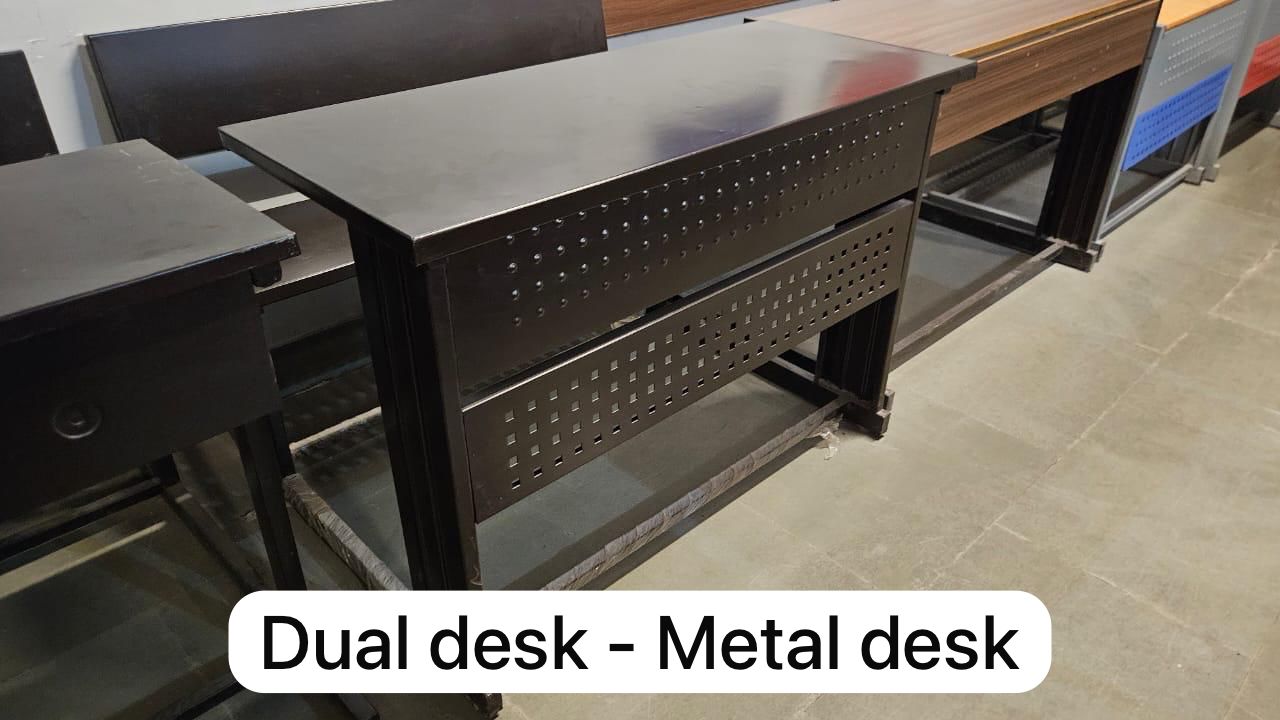 DUAL DESK: METAL DESK