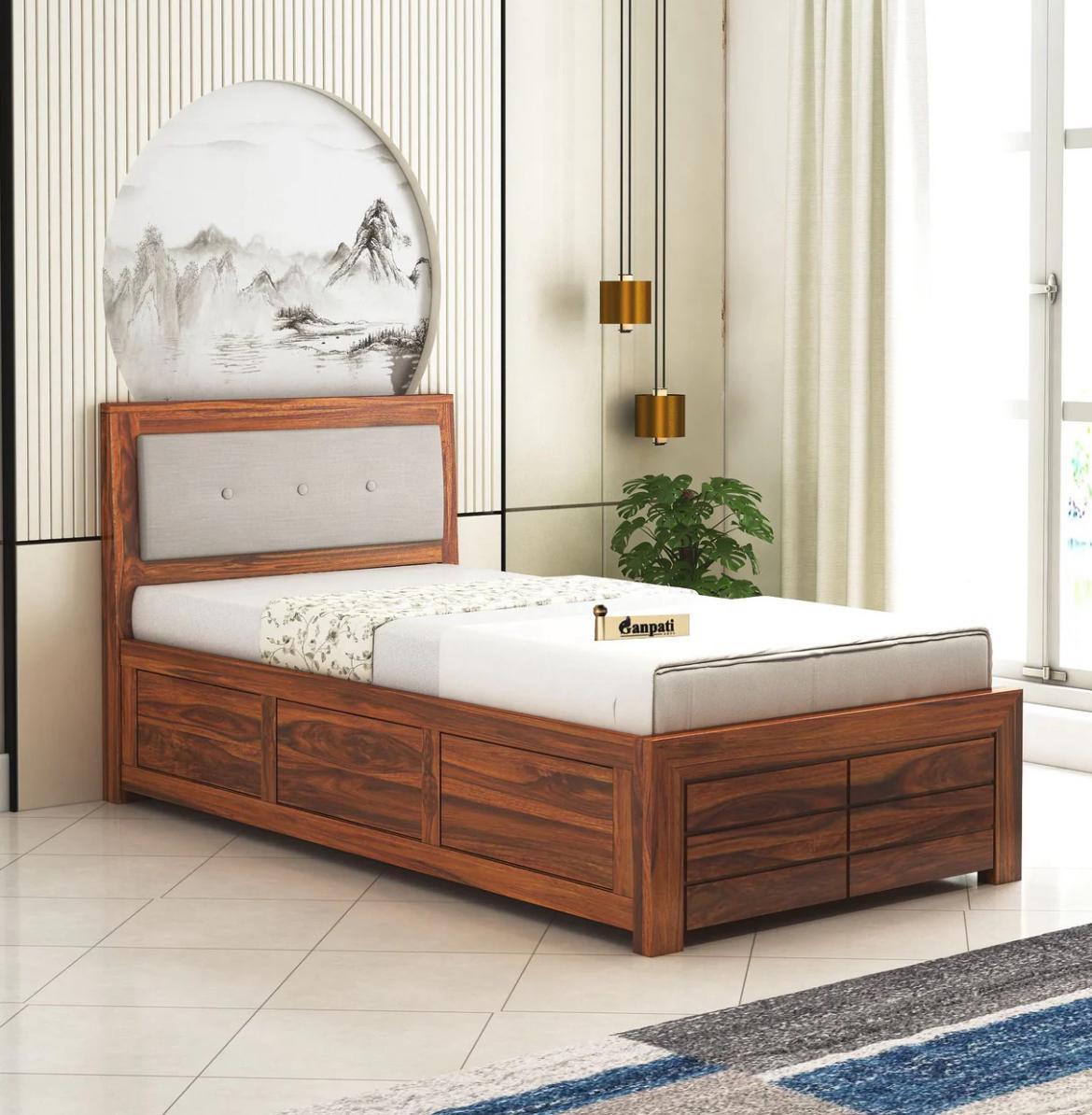 Bed: Wooden Bed: SVI-164
