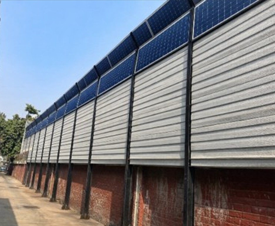 Noise Barriers: Enviroblock Solar Noise Barrier