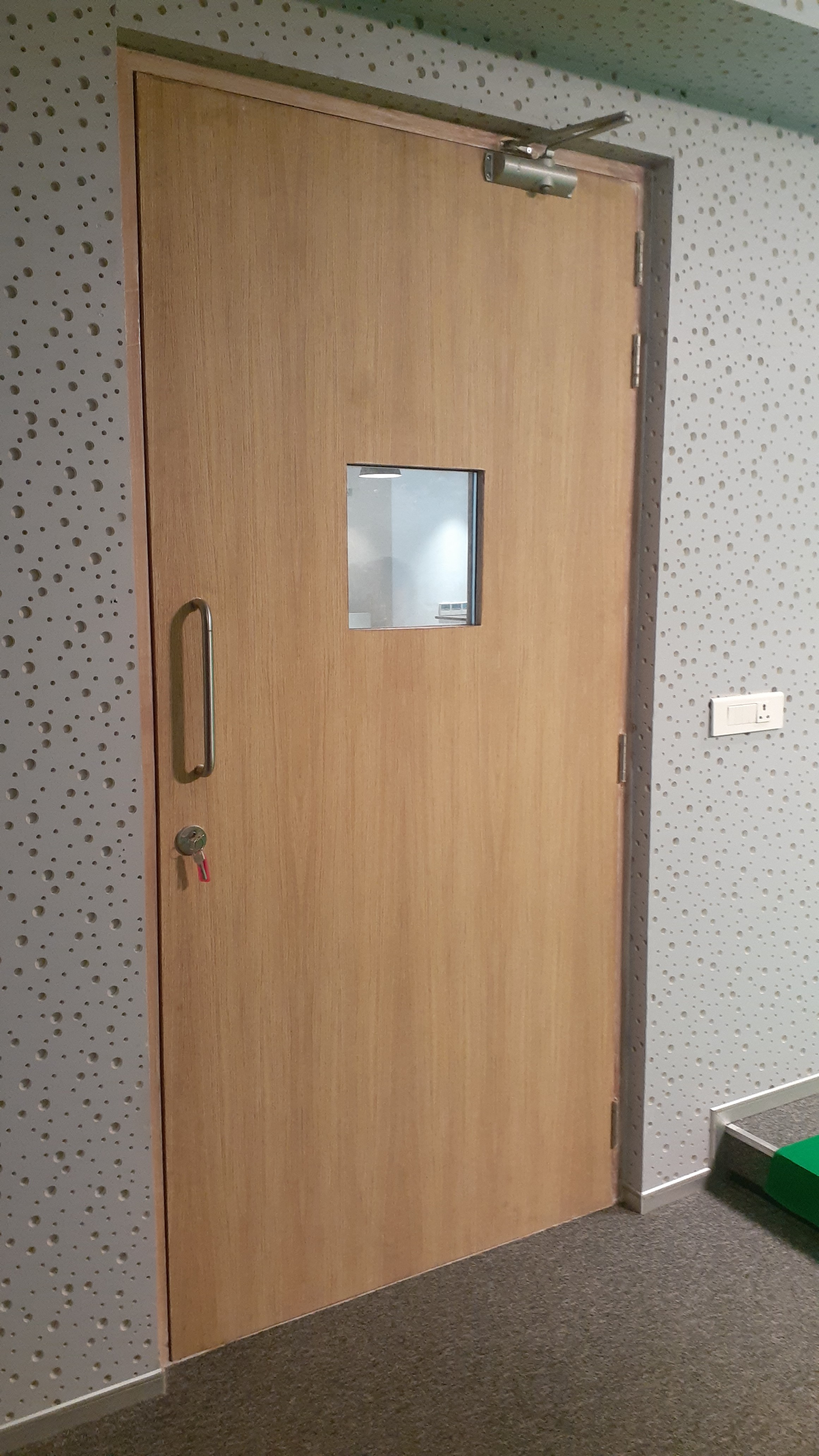 Doors and Partitions: Wooden Acoustic Door
