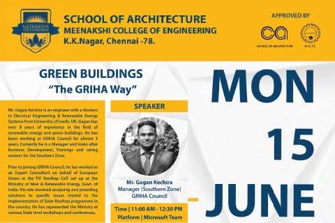 Webinar on Green Buildings