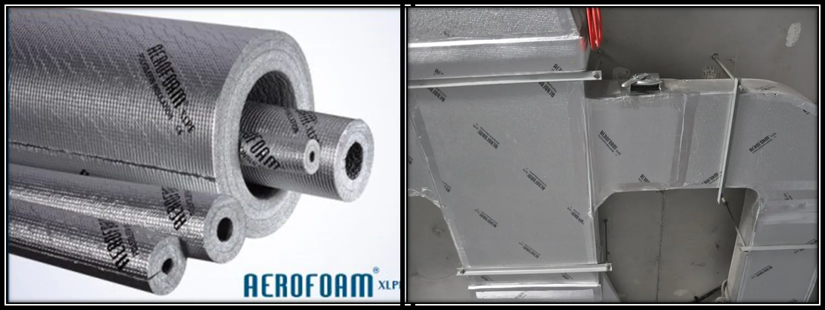Aerofoam/Flexicell Closed cell cross-linked polyolefin foam insulation