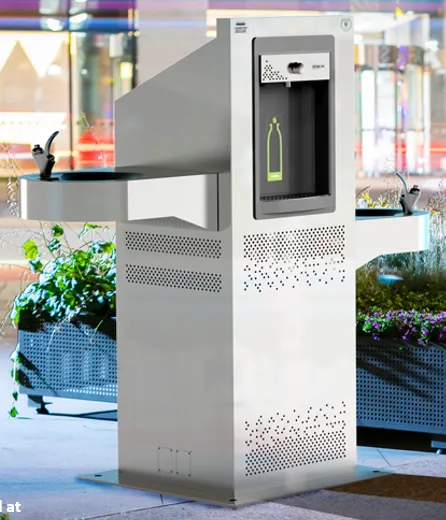 WAE Penguin: Floor Standing Drinking water fountain and Bottle filling stations