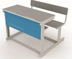 Desk: dual desk-edge moulded