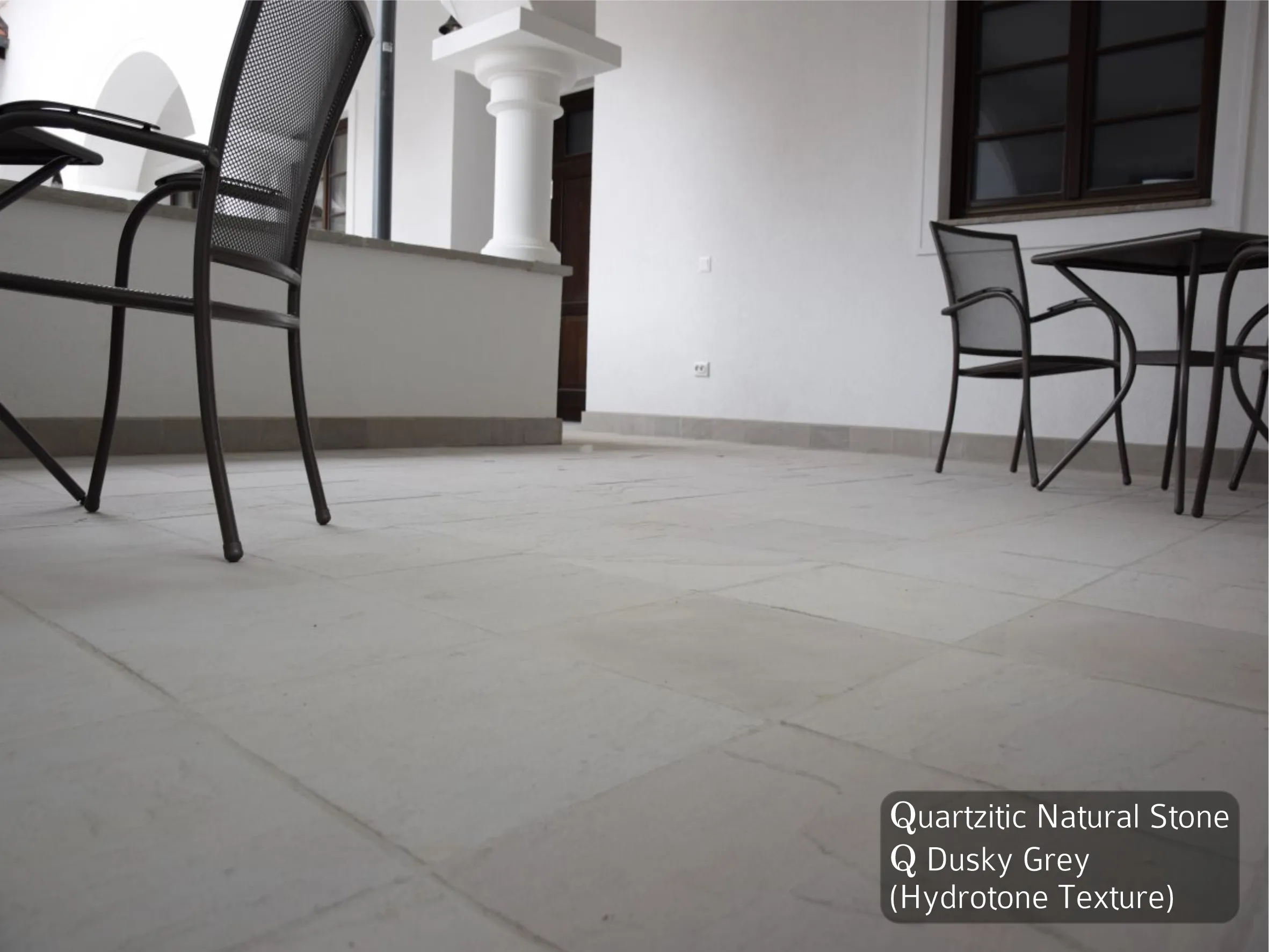 Quarzitic Natural Stone, Q Dusky Grey (Hydrotone Texture) 