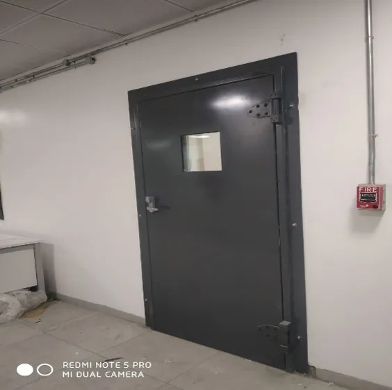 DOORS AND PARTITIONS: STEEL FIRE DOOR PANEL