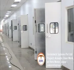 DOORS AND PARTITIONS: METAL ACOUSTIC DOOR